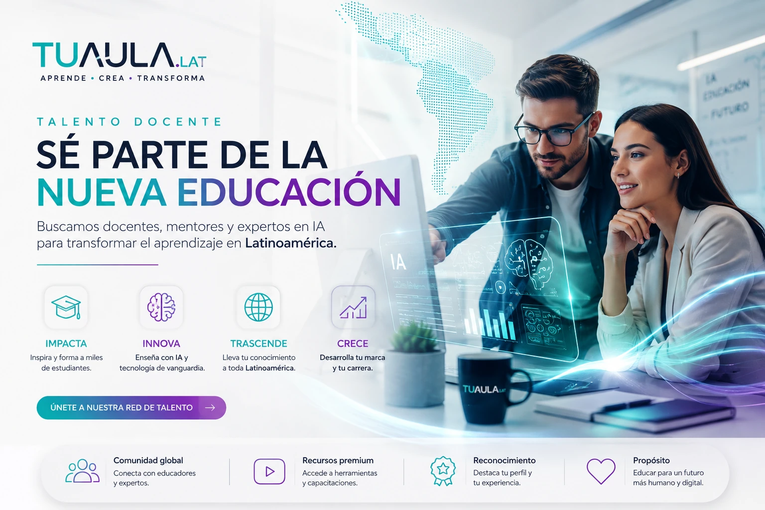Tuaula.Lat — Talento Docente: sé parte de la nueva educación